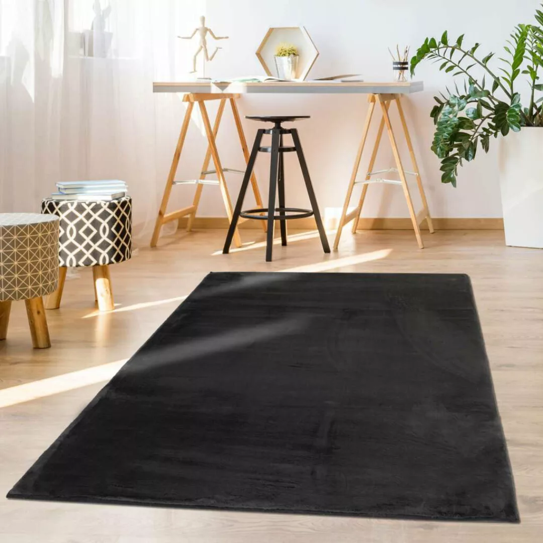 Carpet City Hochflor-Teppich »TOPIA 400«, rechteckig, 21 mm Höhe, Kunstfell günstig online kaufen