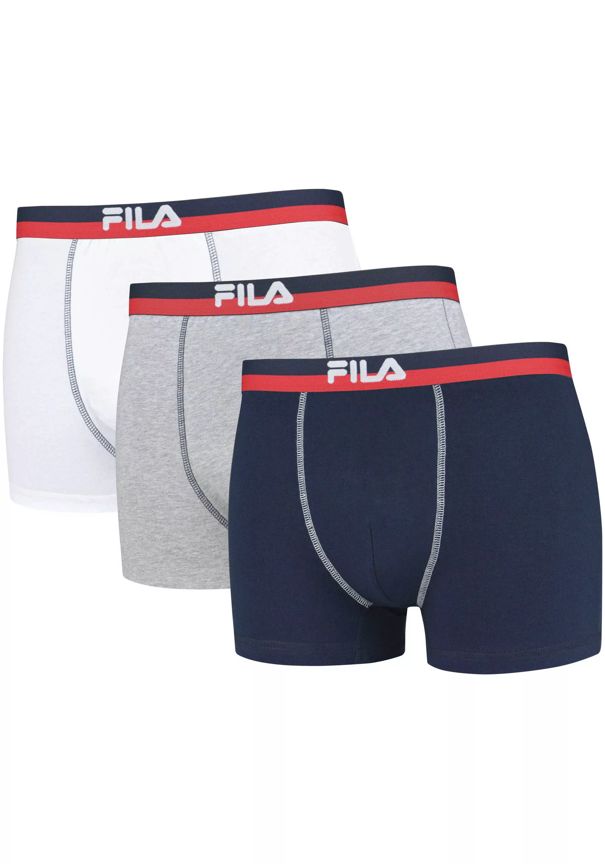 Fila Boxershorts, (Packung, 3 St.) günstig online kaufen