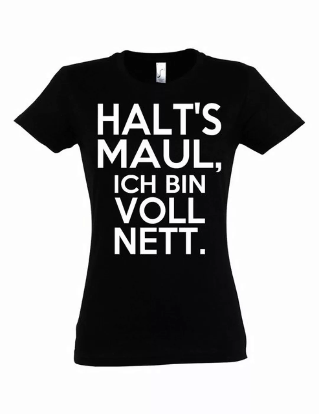 Youth Designz Print-Shirt Damen T-Shirt "Halts Maul ich bin voll nett" Prin günstig online kaufen