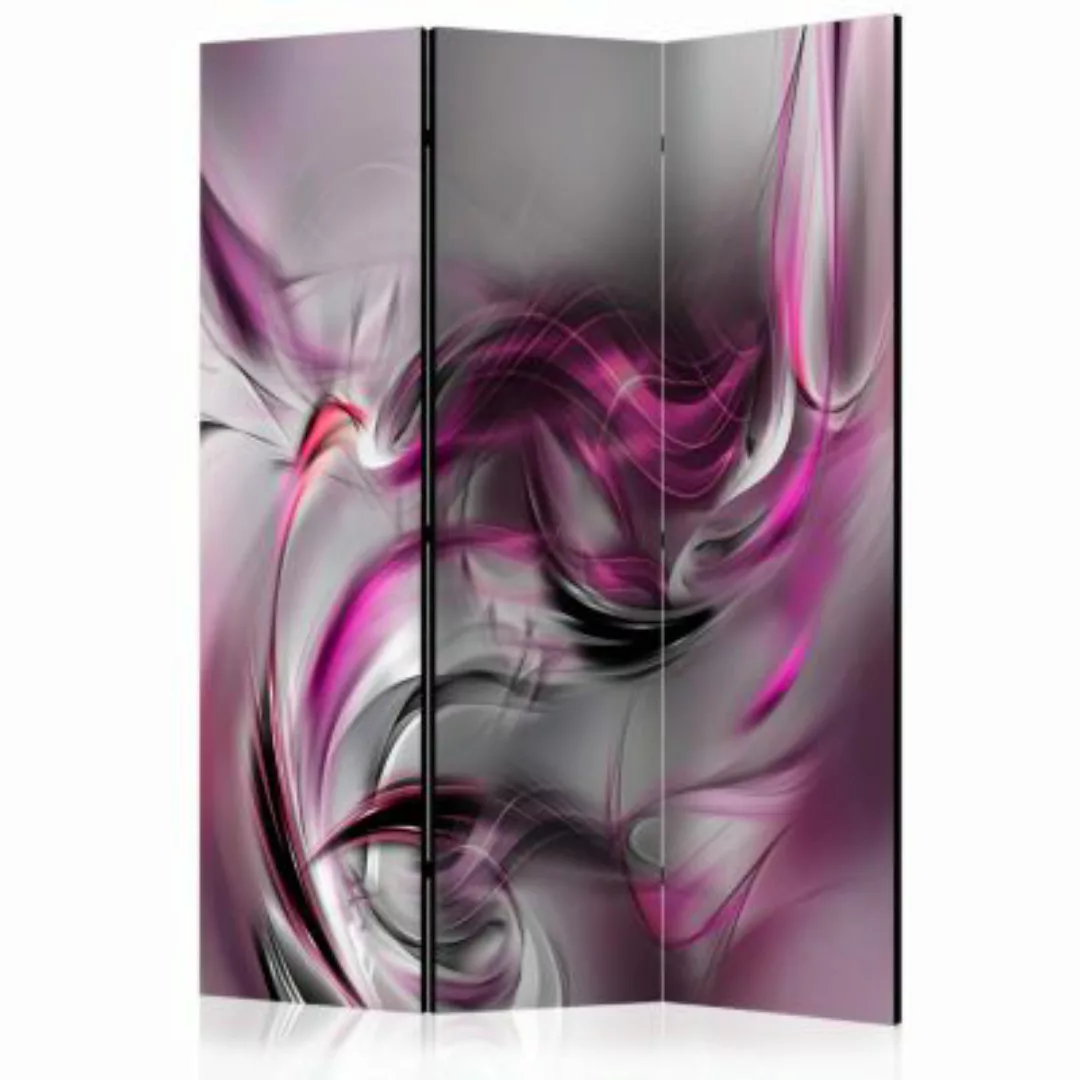 artgeist Paravent Pink Swirls II [Room Dividers] rosa/grau Gr. 135 x 172 günstig online kaufen
