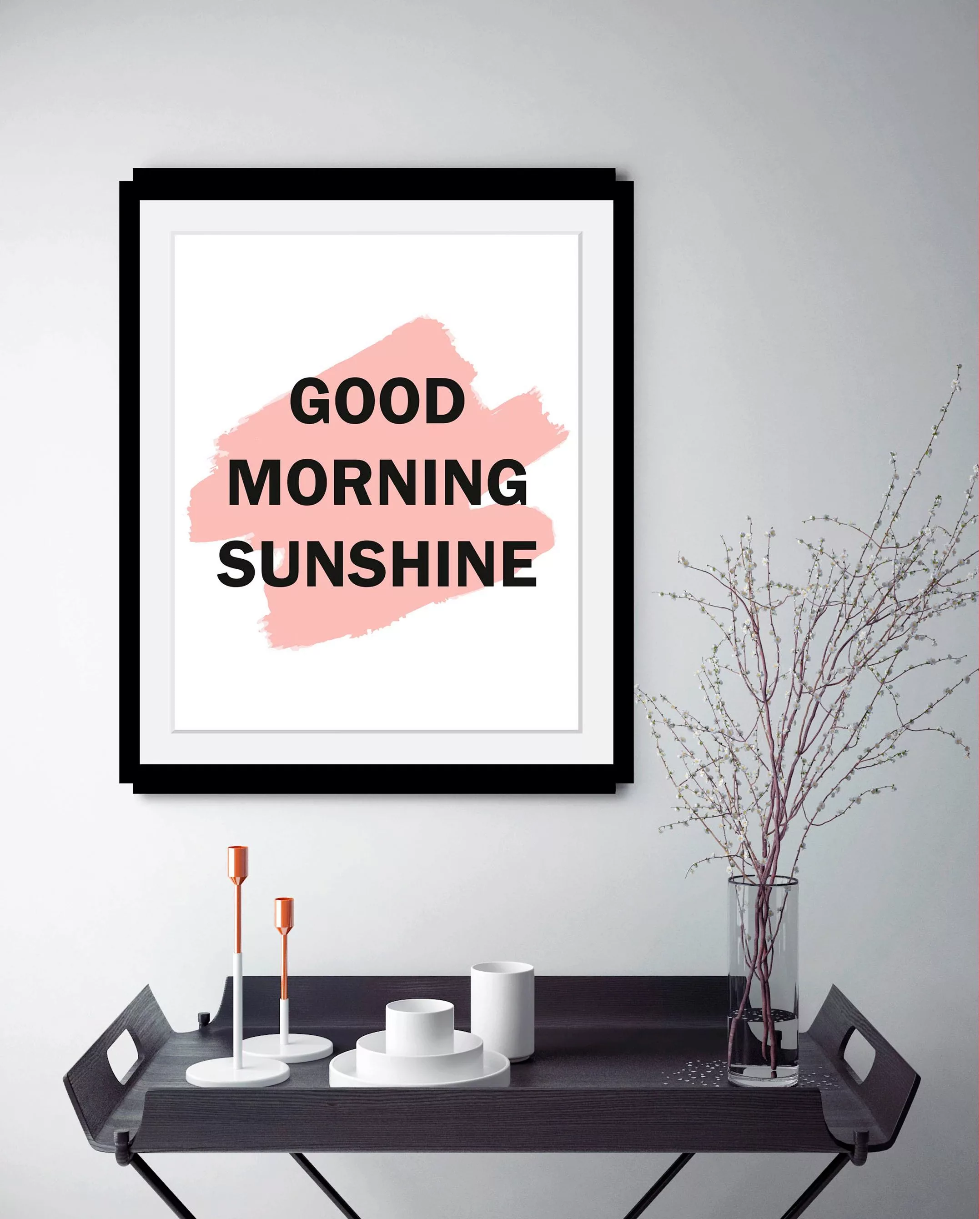 queence Bild »Good Morning«, in 3 Größen, gerahmt günstig online kaufen