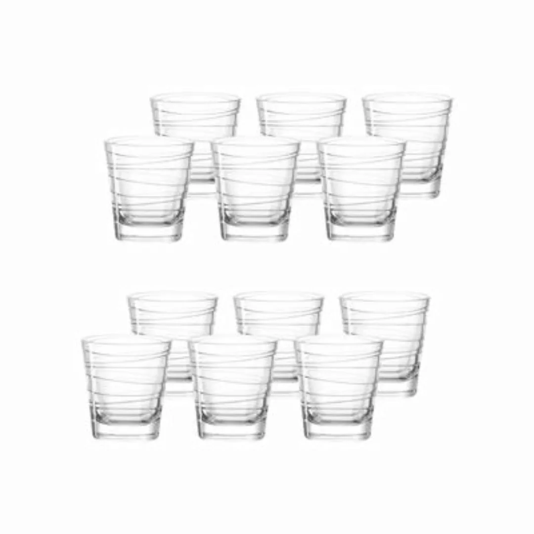 LEONARDO VARIO Trinkglas klein 250 ml 12er Set Trinkgläser transparent günstig online kaufen