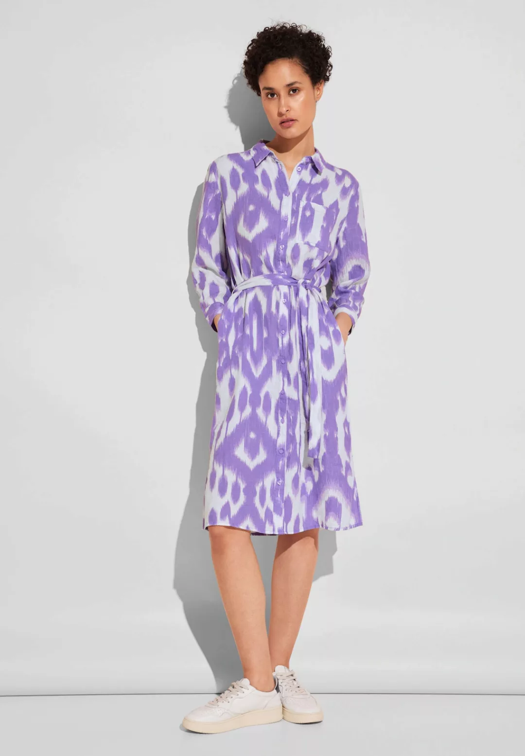 STREET ONE Blusenkleid, aus Leinen günstig online kaufen