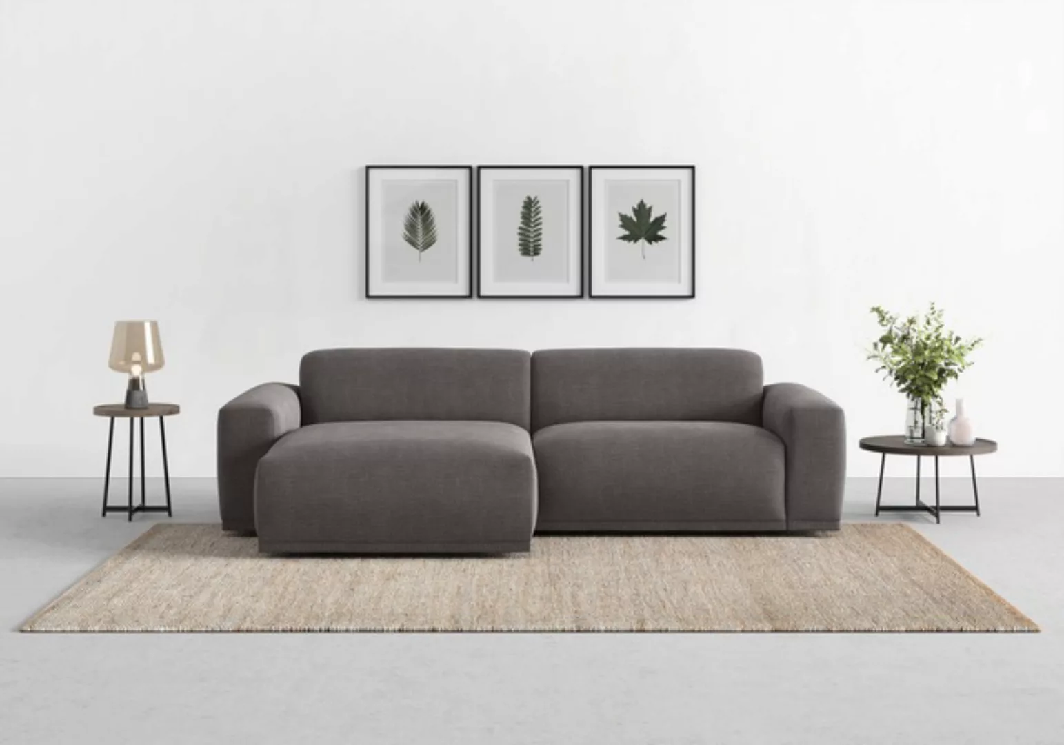 TRENDMANUFAKTUR Ecksofa Braga, mit hochwertigem Kaltschaum, L-Form, in Cord günstig online kaufen