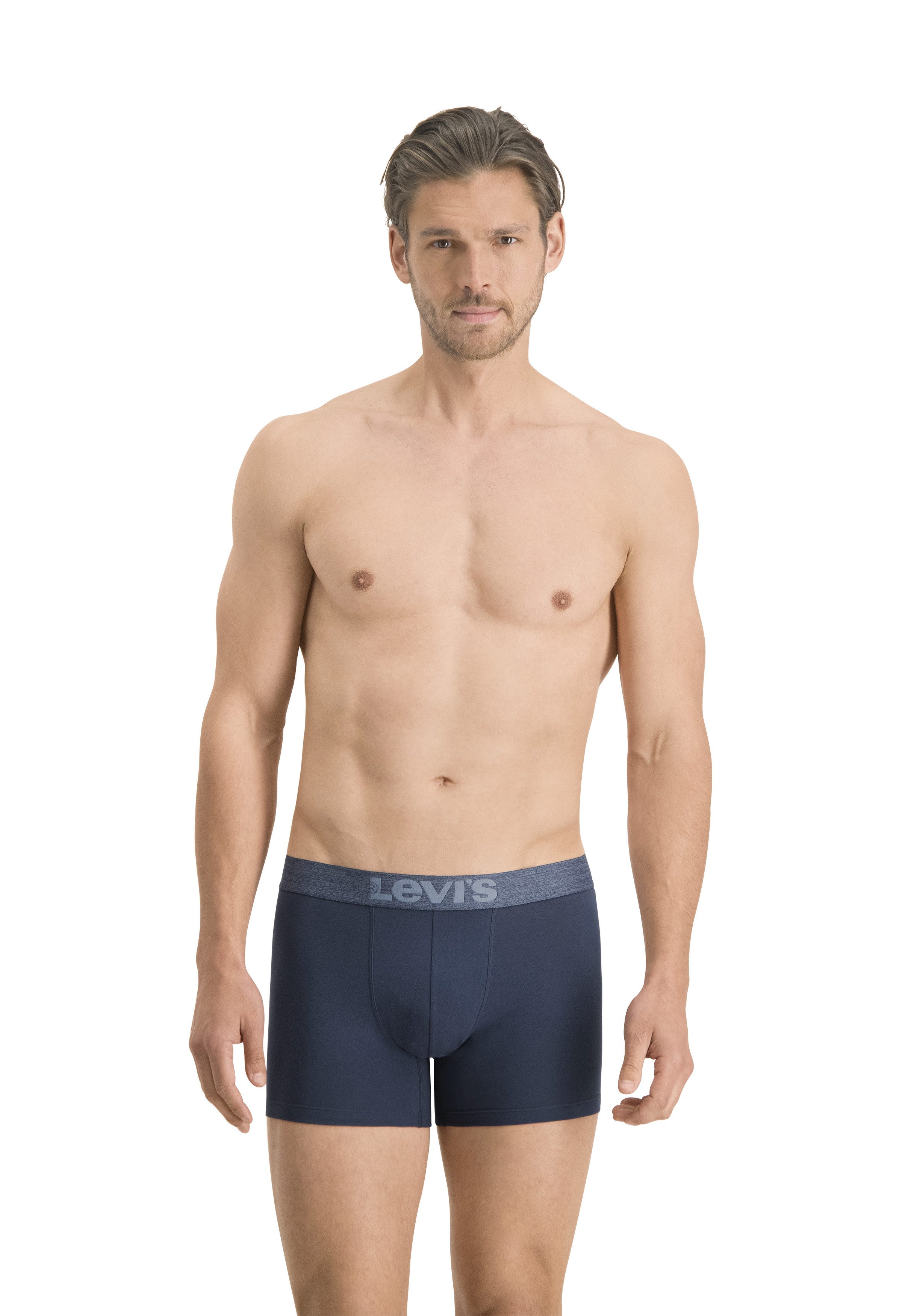 Levis Boxershorts "LEVIS MEN MEL WB BOXER BRIEF ORG CO 2P", (2er Pack), mit günstig online kaufen