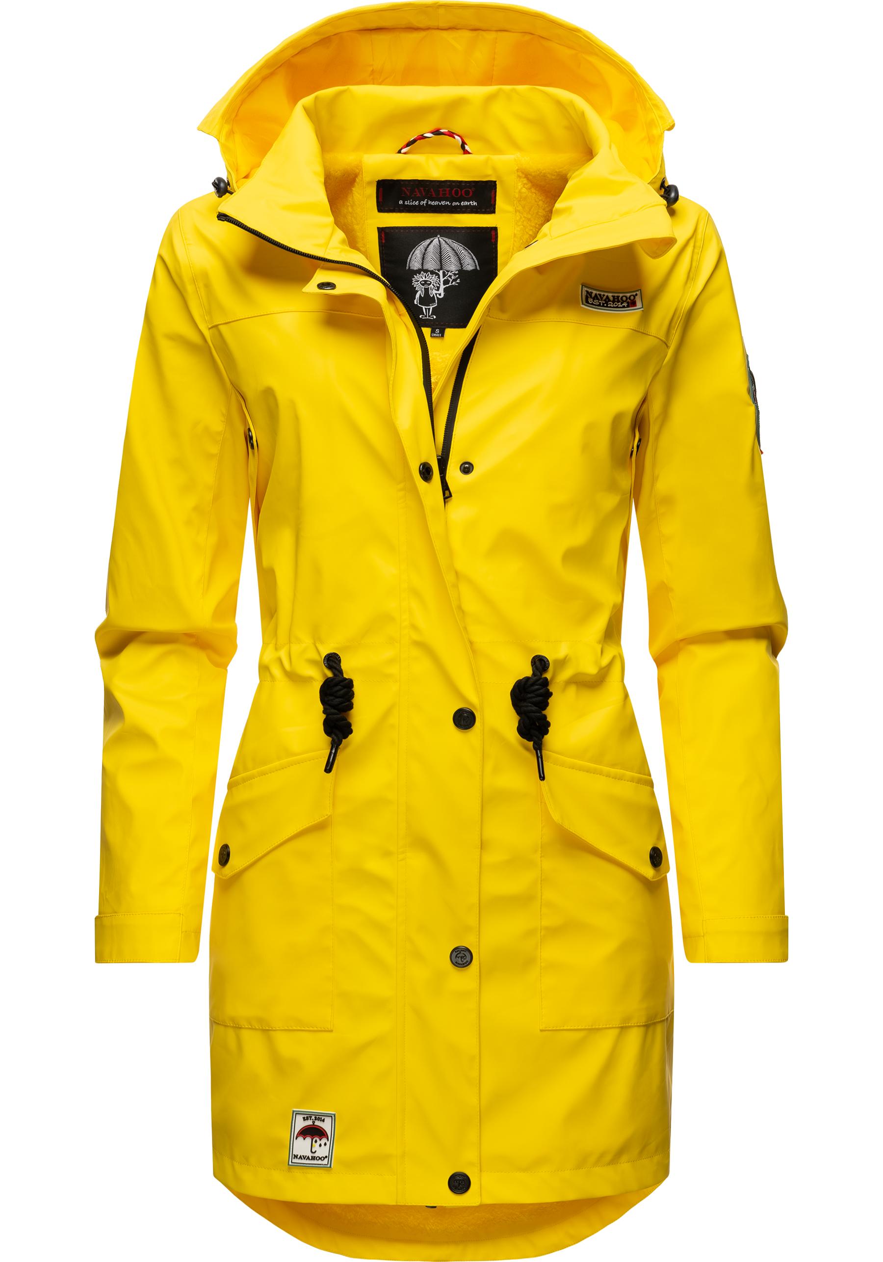 Navahoo Outdoorjacke "Deike", mit Kapuze, modischer Damen Outdoor Regenmant günstig online kaufen