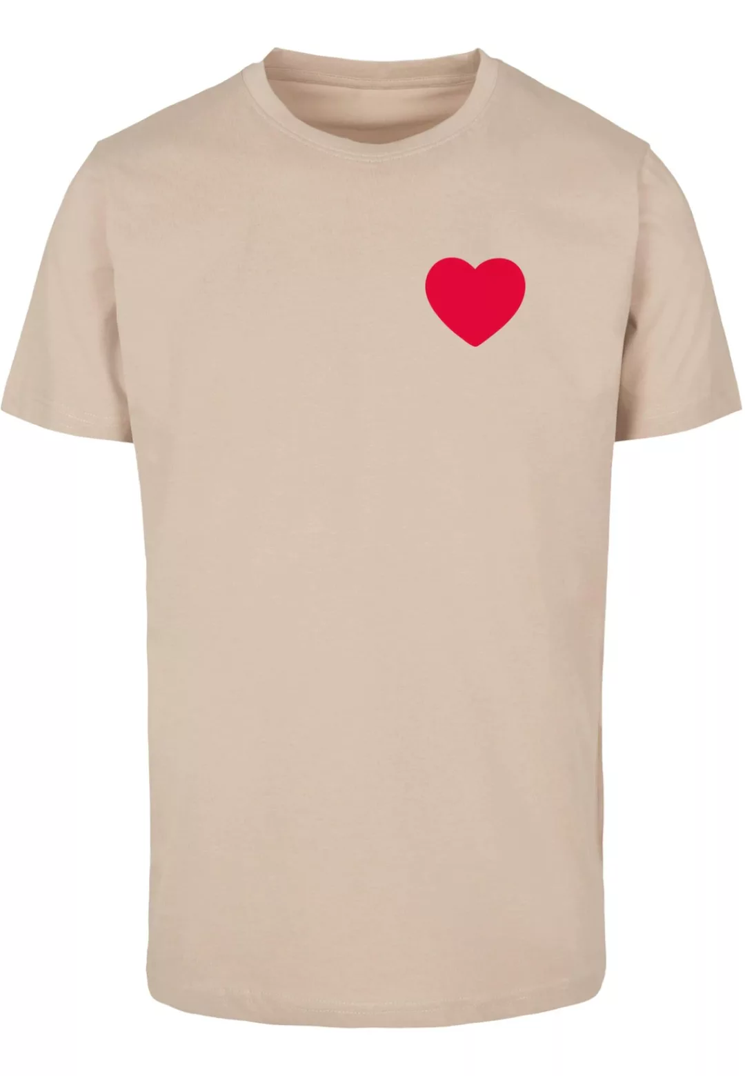 MisterTee T-Shirt "MisterTee Heart T-Shirt Round Neck" günstig online kaufen