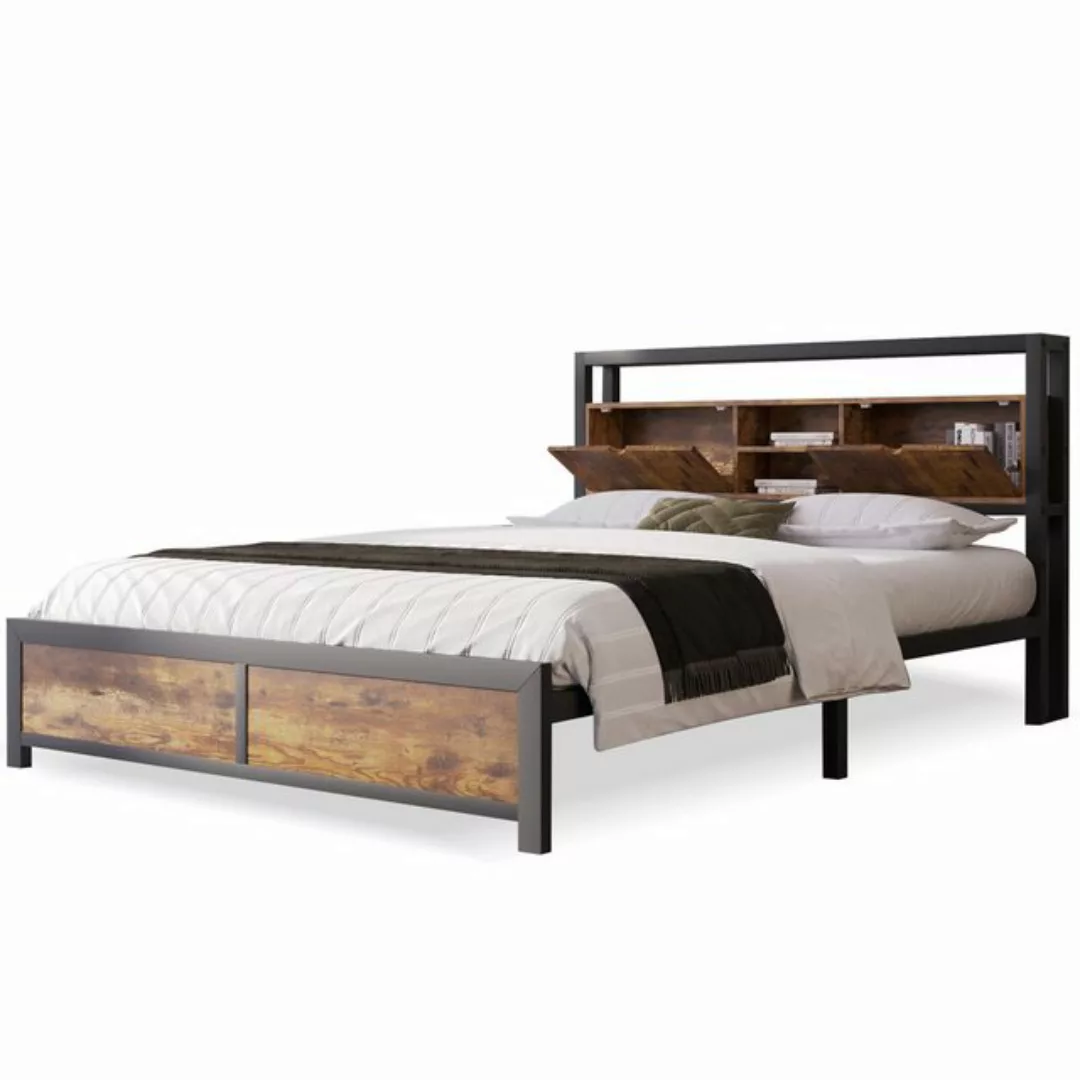 HAUSS SPOLE Metallbett Doppelbett Jugendbetten Kinderbett Bettgestell Bettr günstig online kaufen