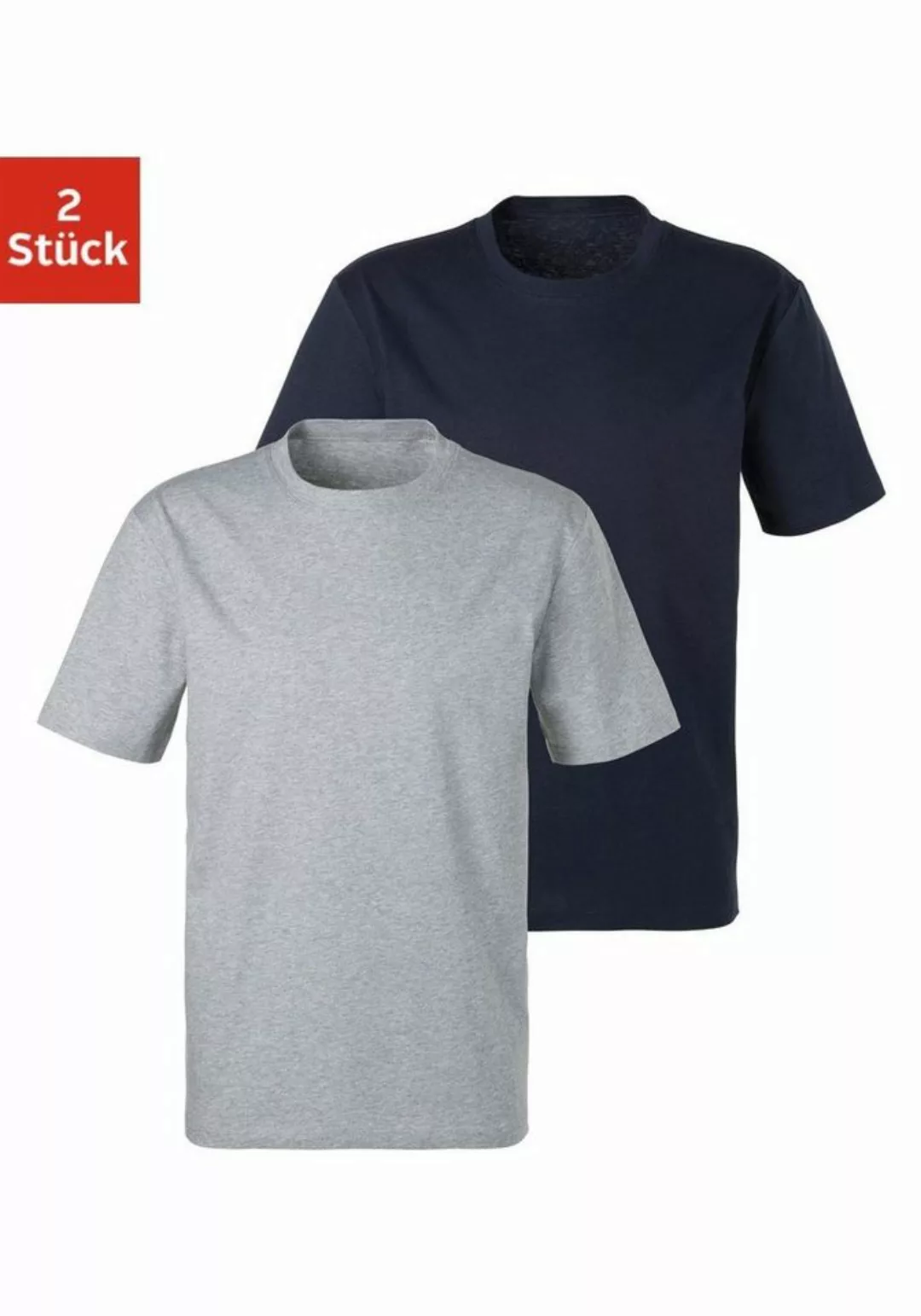 Bench. Loungewear T-Shirt (2er-Pack) Basic in uni günstig online kaufen