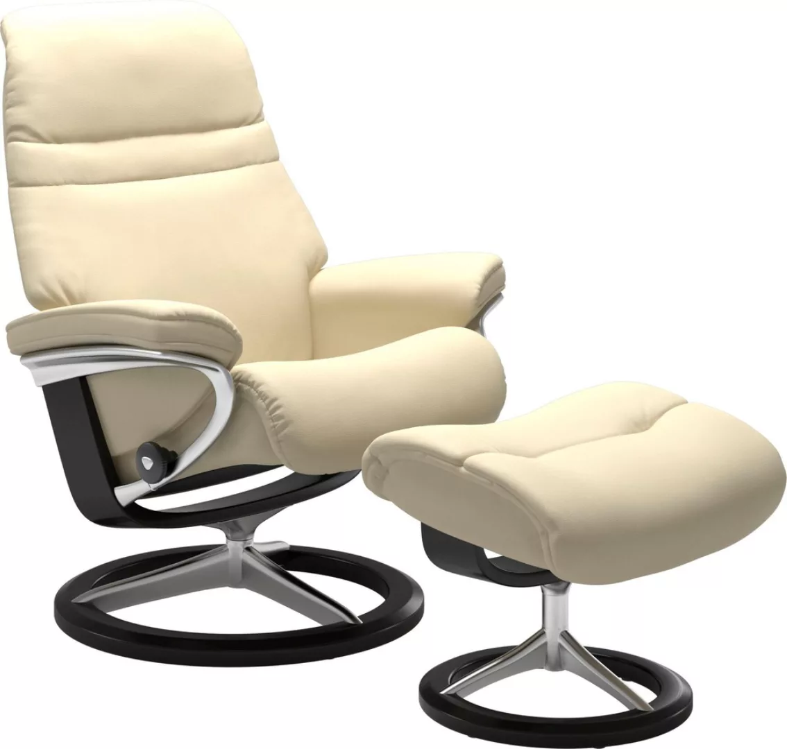 Stressless Relaxsessel "Sunrise", (Set, Relaxsessel mit Hocker), mit Signat günstig online kaufen