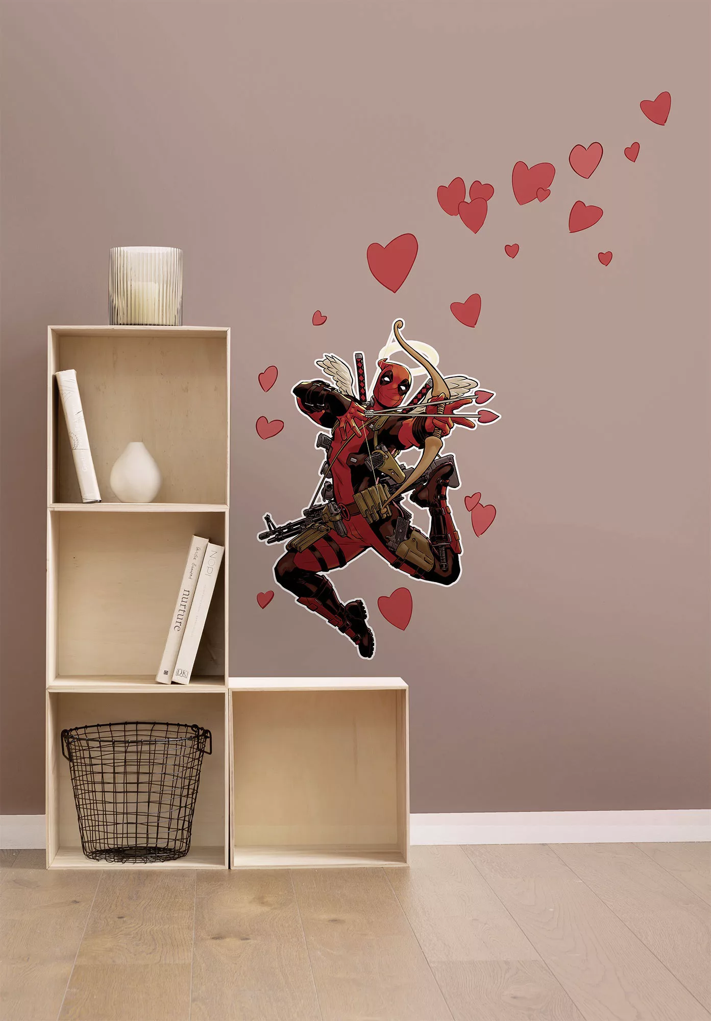 Komar Wandtattoo Deadpool Lovepool Disney Deadpool Lovepool B/L: ca. 50x70 günstig online kaufen