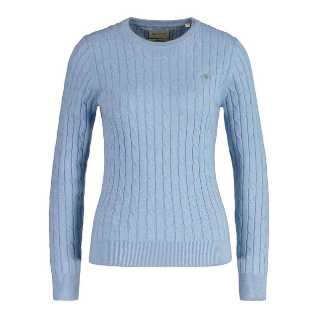 Rundhals-Pullover GANT blau günstig online kaufen
