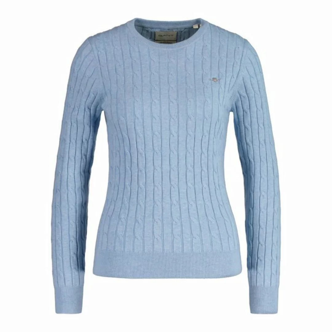 Rundhals-Pullover GANT blau günstig online kaufen