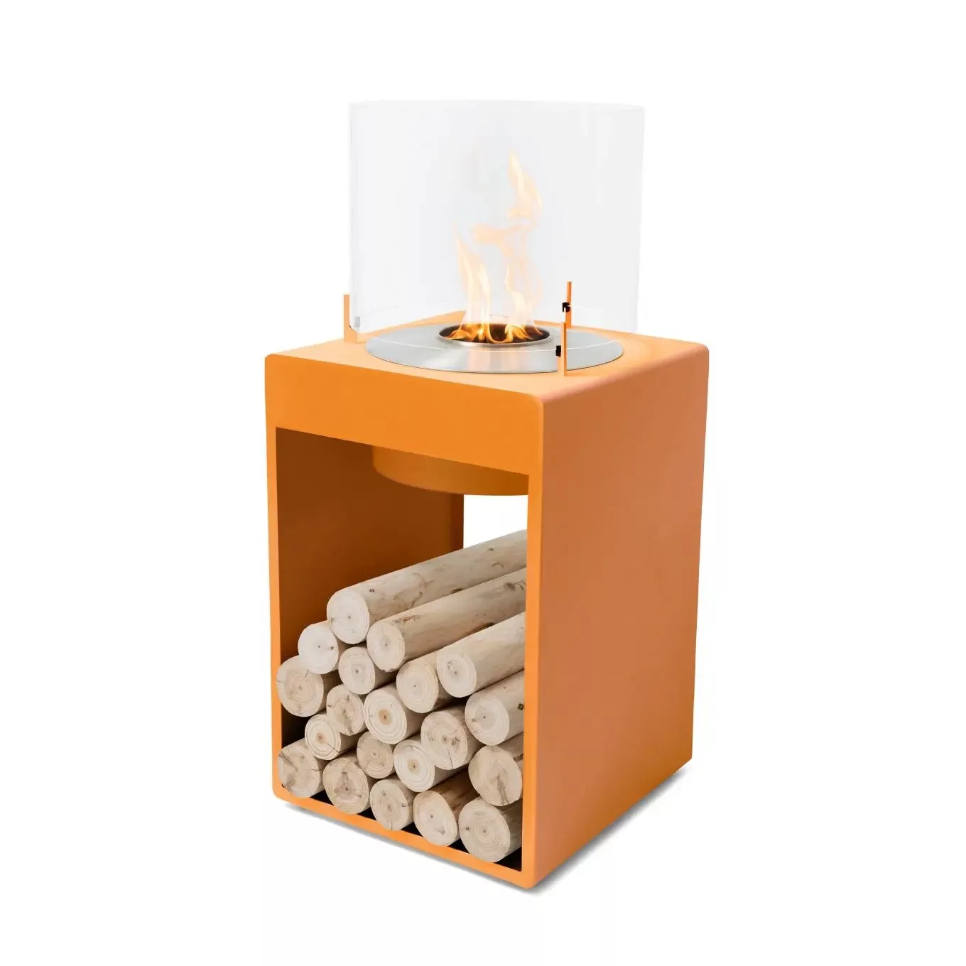 EcoSmart POP 8T [Design Ethanol Kamin]: Orange - mit Schutzhülle günstig online kaufen