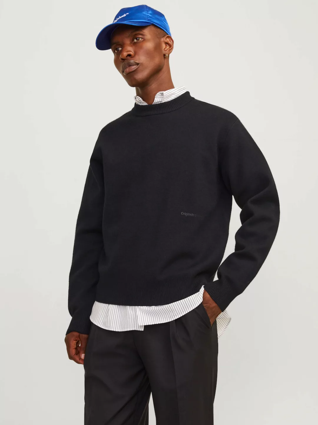 Jack & Jones Rundhalspullover "JORVESTERBRO KNIT CREW NECK SN" günstig online kaufen