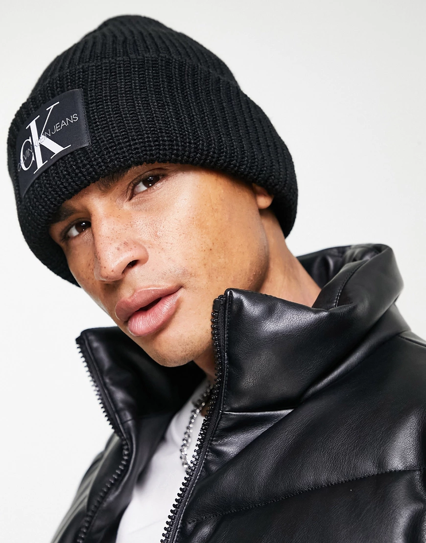 Calvin Klein Jeans  Mütze MONOGRAM BEANIE WL günstig online kaufen