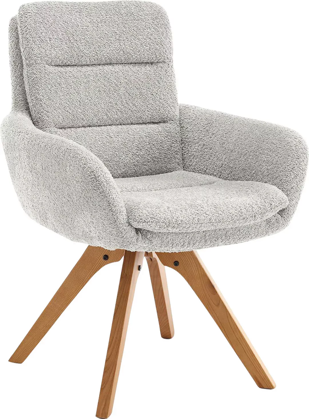 Home affaire Esszimmerstuhl "Taragona", (Set), 2 St., Boucle, mit unterschi günstig online kaufen