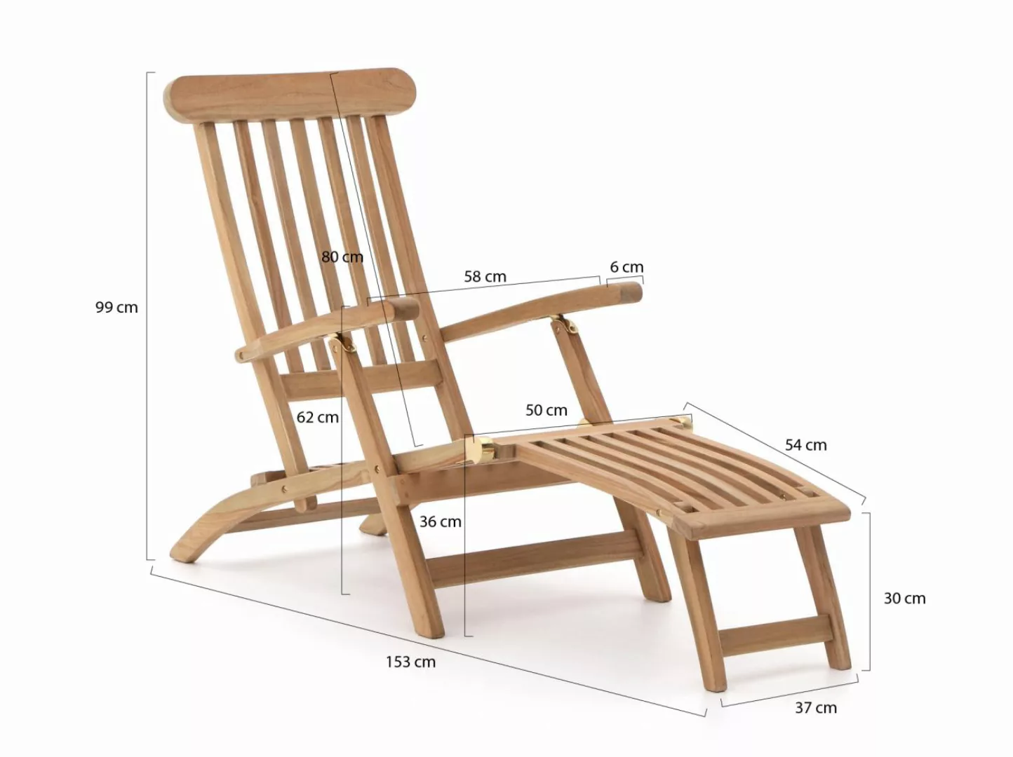 Sunyard Country/Wales 60 cm Deckchair-Set 3-teilig günstig online kaufen