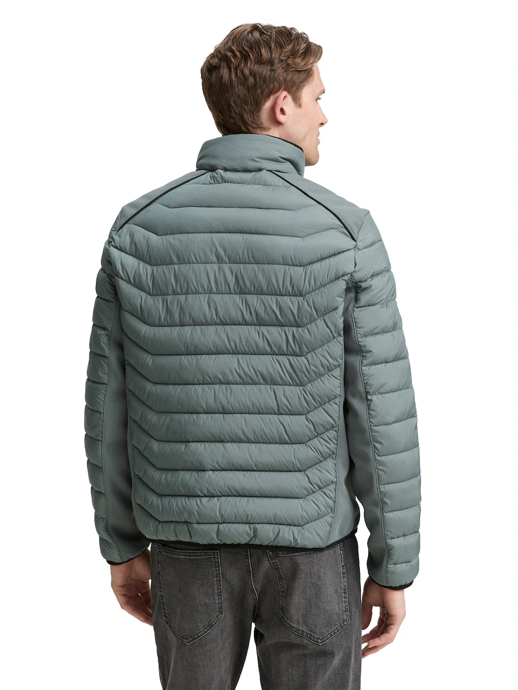 TOM TAILOR Steppjacke, ohne Kapuze, mit Logo Stickerei günstig online kaufen