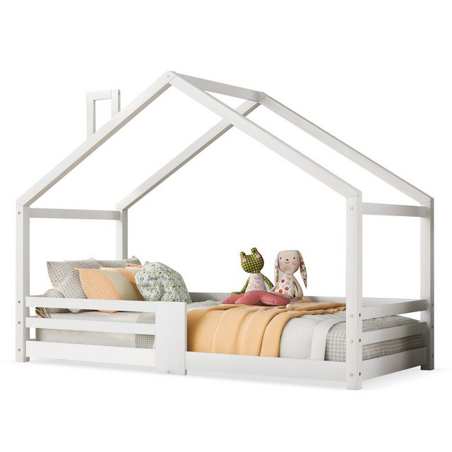 WISHDOR Kinderbett Kinder Bett Jugendbett Holzbett Hausbett Kinderhaus Mass günstig online kaufen