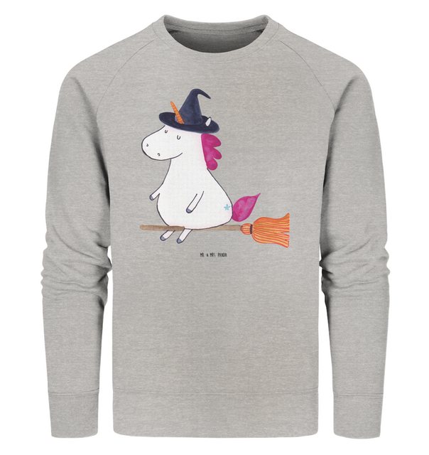 Mr. & Mrs. Panda Longpullover Größe XL Einhorn Hexe - Heather Grey - Gesche günstig online kaufen