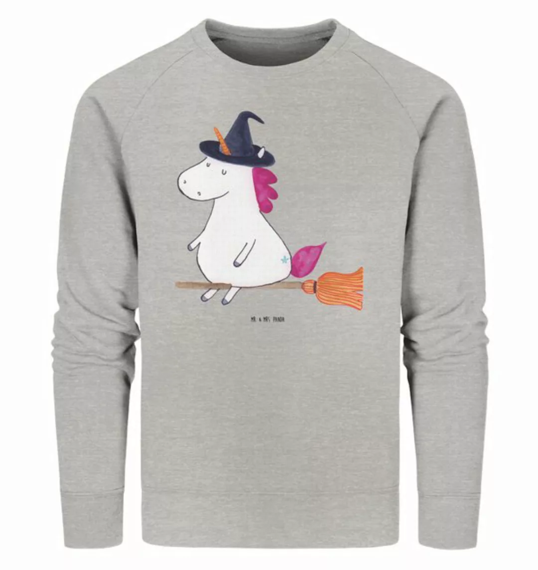 Mr. & Mrs. Panda Longpullover Größe L Einhorn Hexe - Heather Grey - Geschen günstig online kaufen