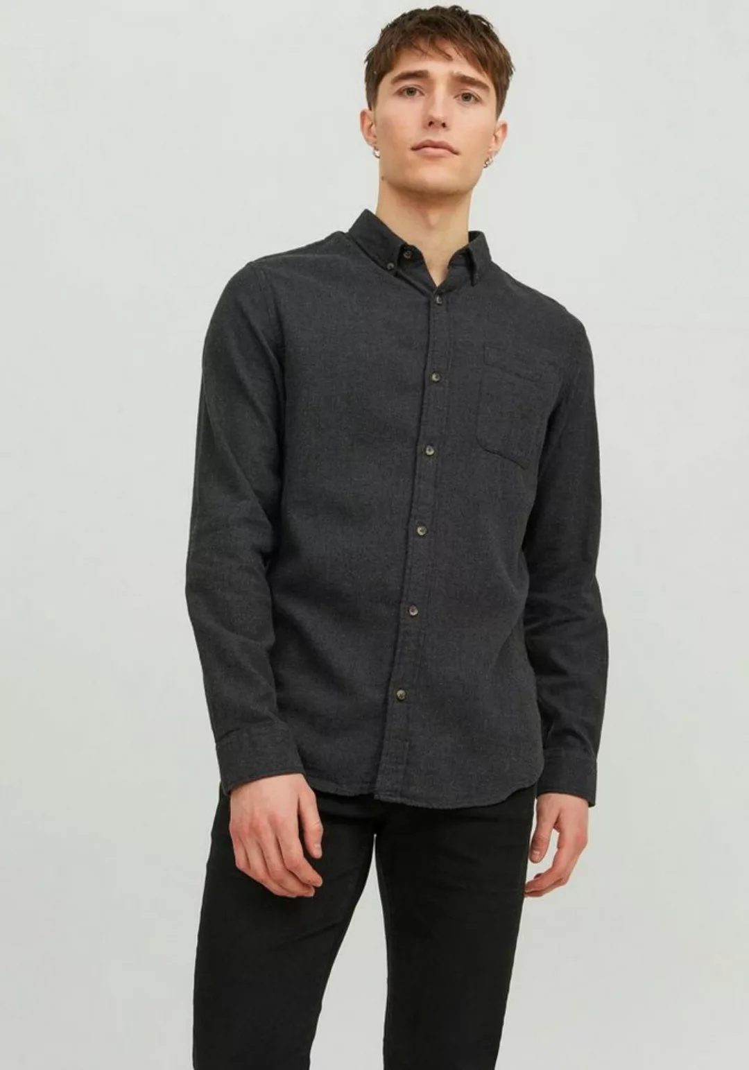 Jack & Jones Langarmhemd JJECLASSIC MELANGE SHIRT LS SN günstig online kaufen