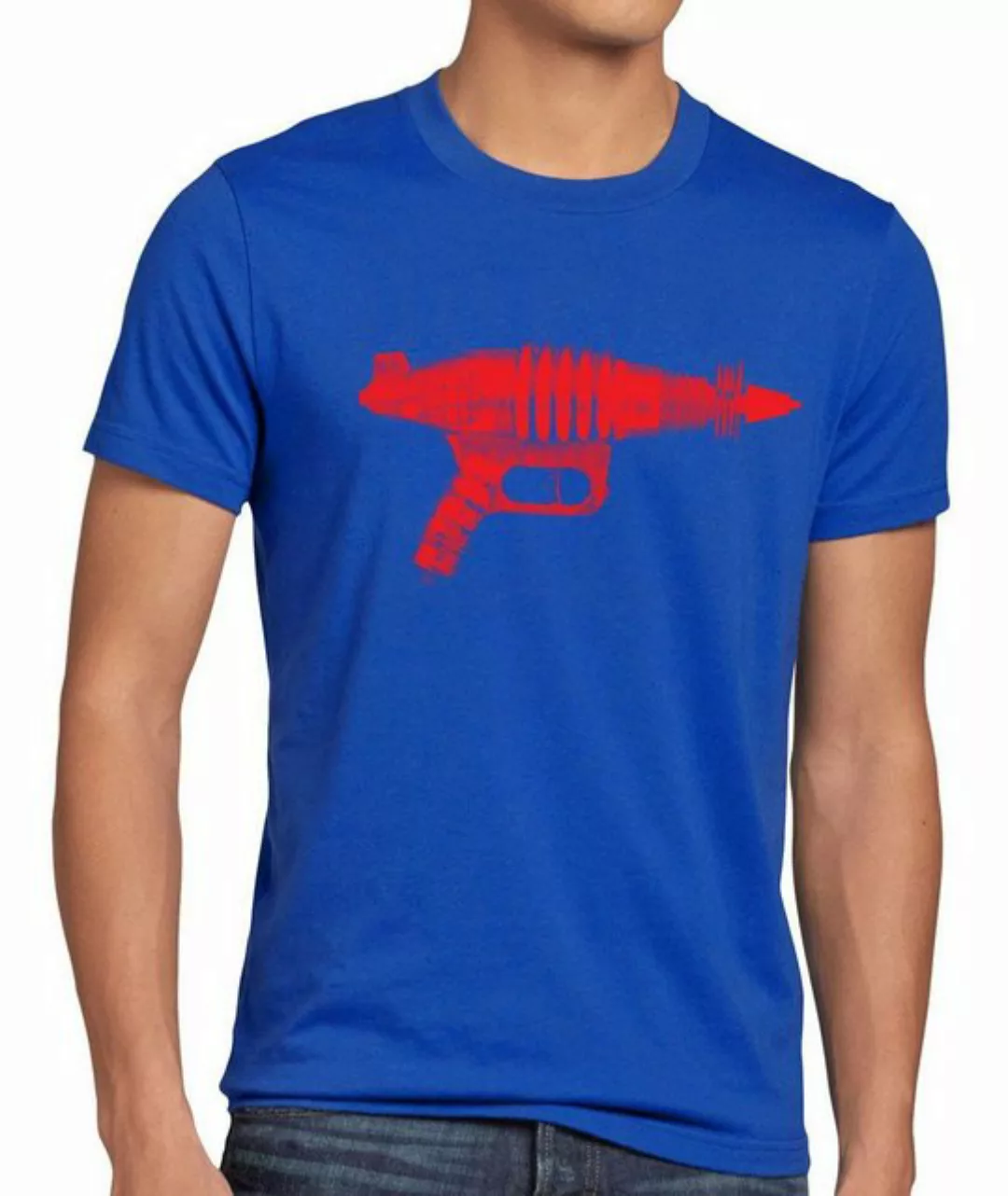 style3 Print-Shirt Herren T-Shirt Space Gun Big Bang Black Men Sheldon Alie günstig online kaufen