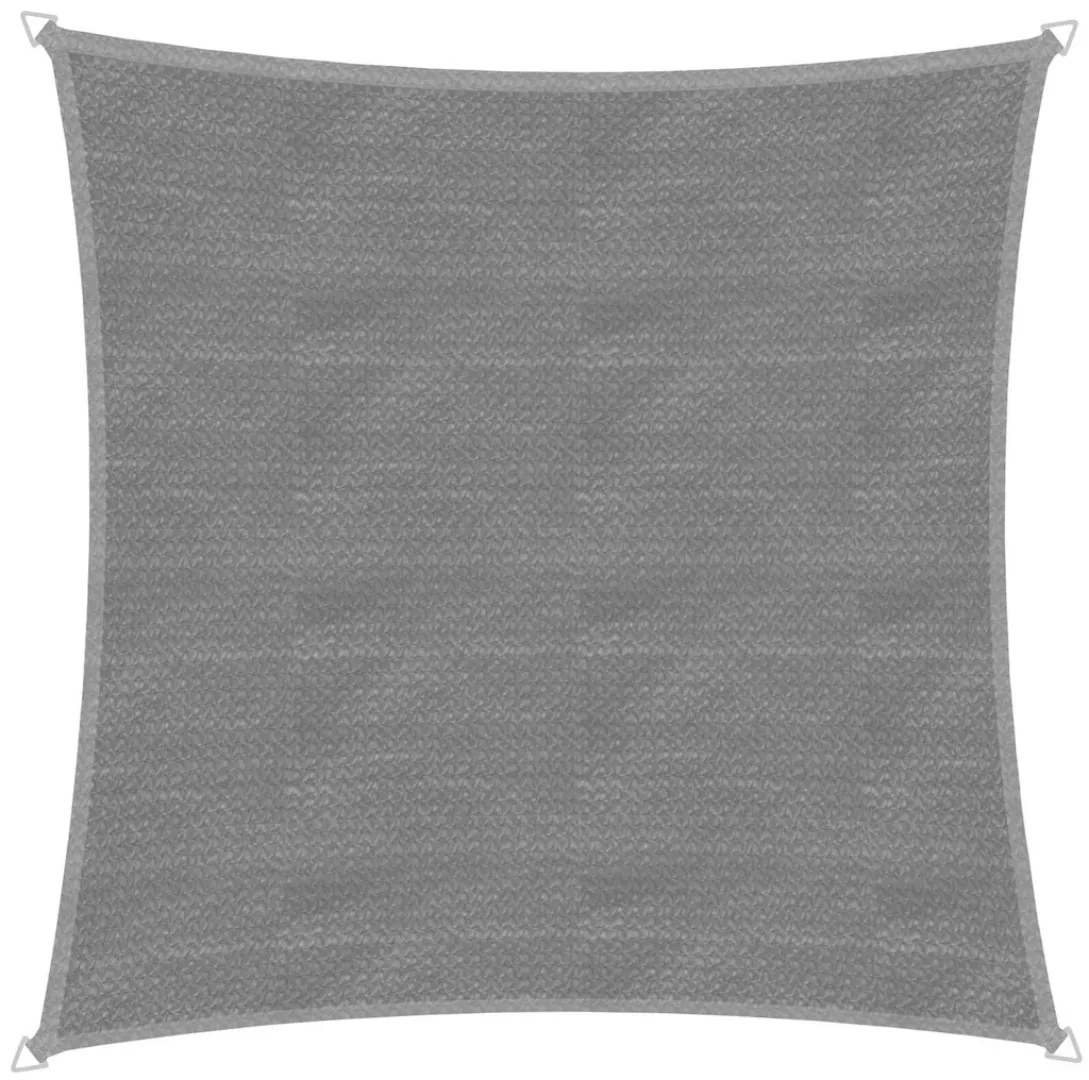 Windhager Sonnensegel "Capri Quadrat", 5x5m, grau günstig online kaufen