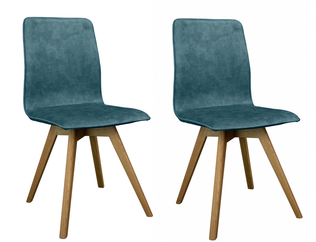 andas Esszimmerstuhl "Rania", (Set), 2 St., Samtvelours, Massivholzgestell, günstig online kaufen