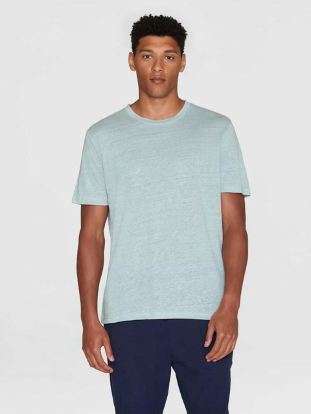 KnowledgeCotton Apparel T-Shirt Linen T-Shirt günstig online kaufen