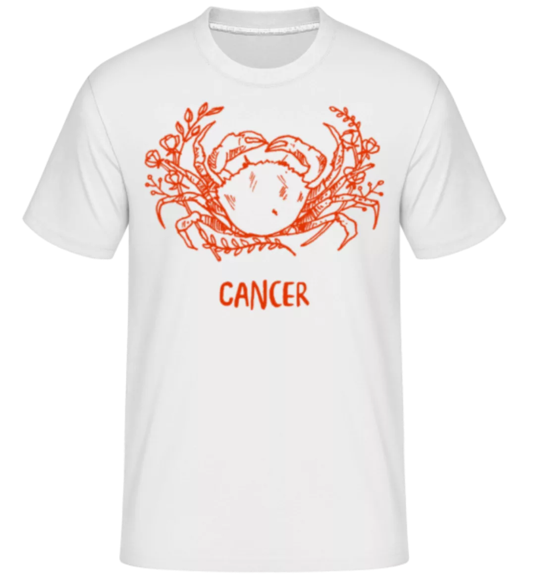 Scribble Style Zodiac Sign Cancer · Shirtinator Männer T-Shirt günstig online kaufen