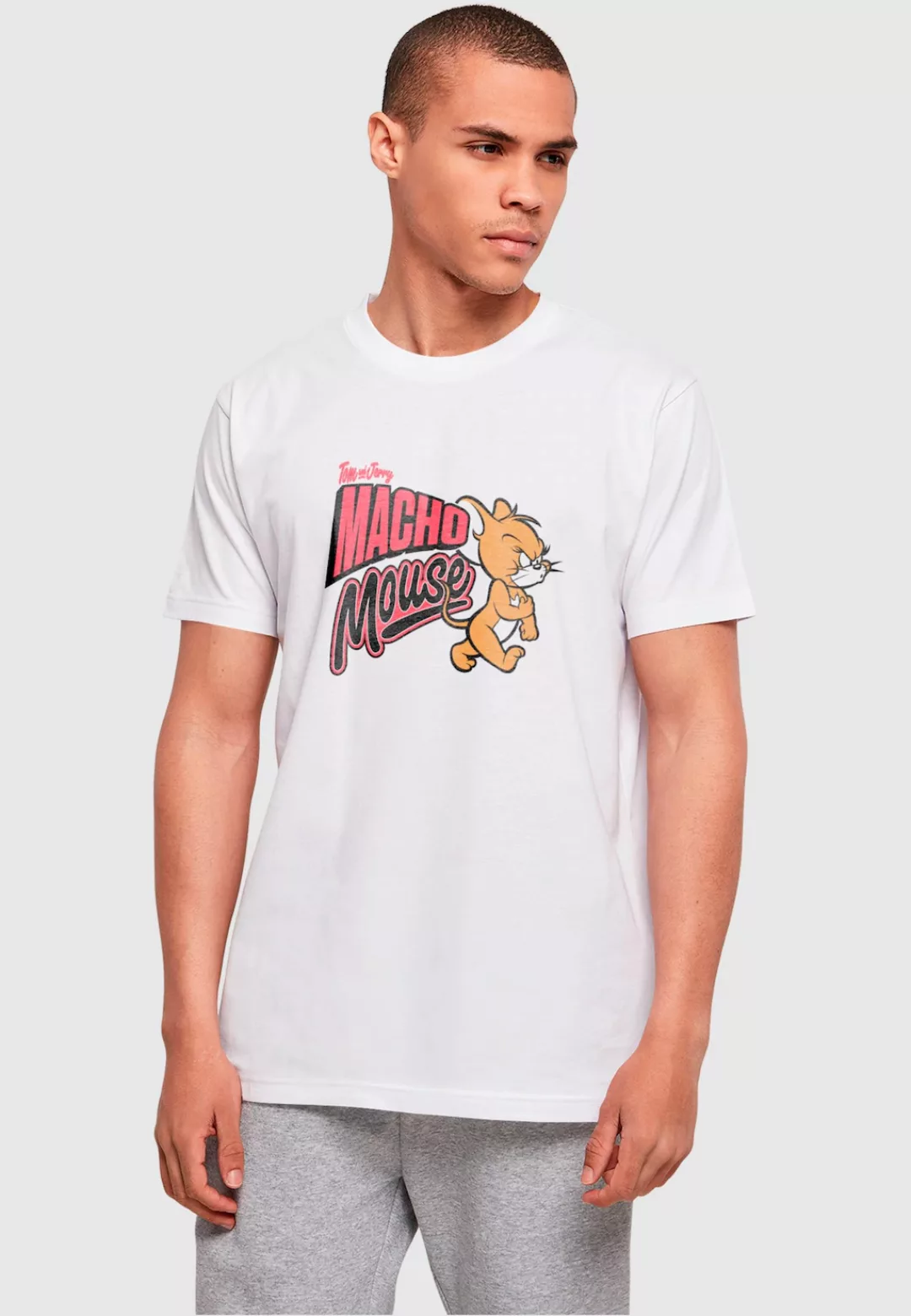 ABSOLUTE CULT T-Shirt "ABSOLUTE CULT Herren Tom and Jerry - Macho Mouse T-S günstig online kaufen