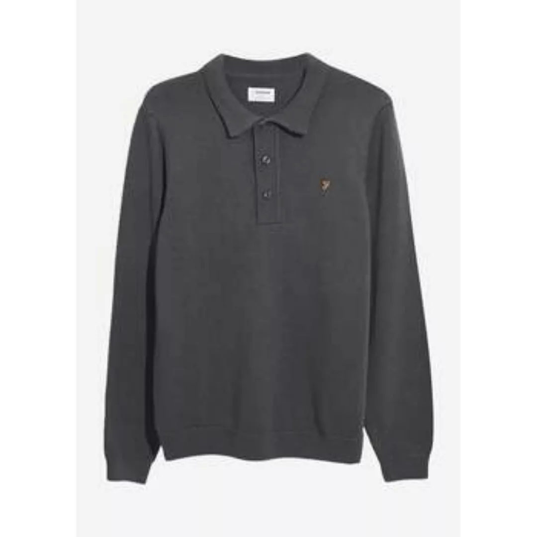 Farah  Pullover Pullover Hamlet Knit ls Polo – Anthrazit günstig online kaufen