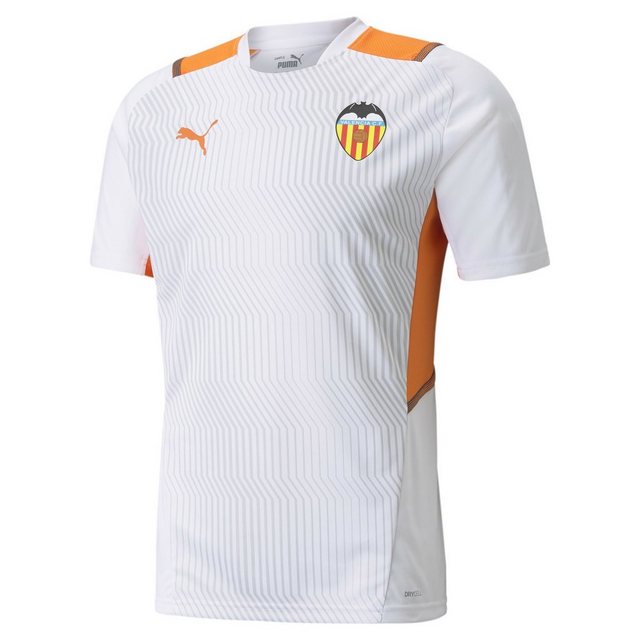 PUMA Valencia CF Herren Trainingstrikot | Mit Aucun | Weiß/Orange | Größe: günstig online kaufen