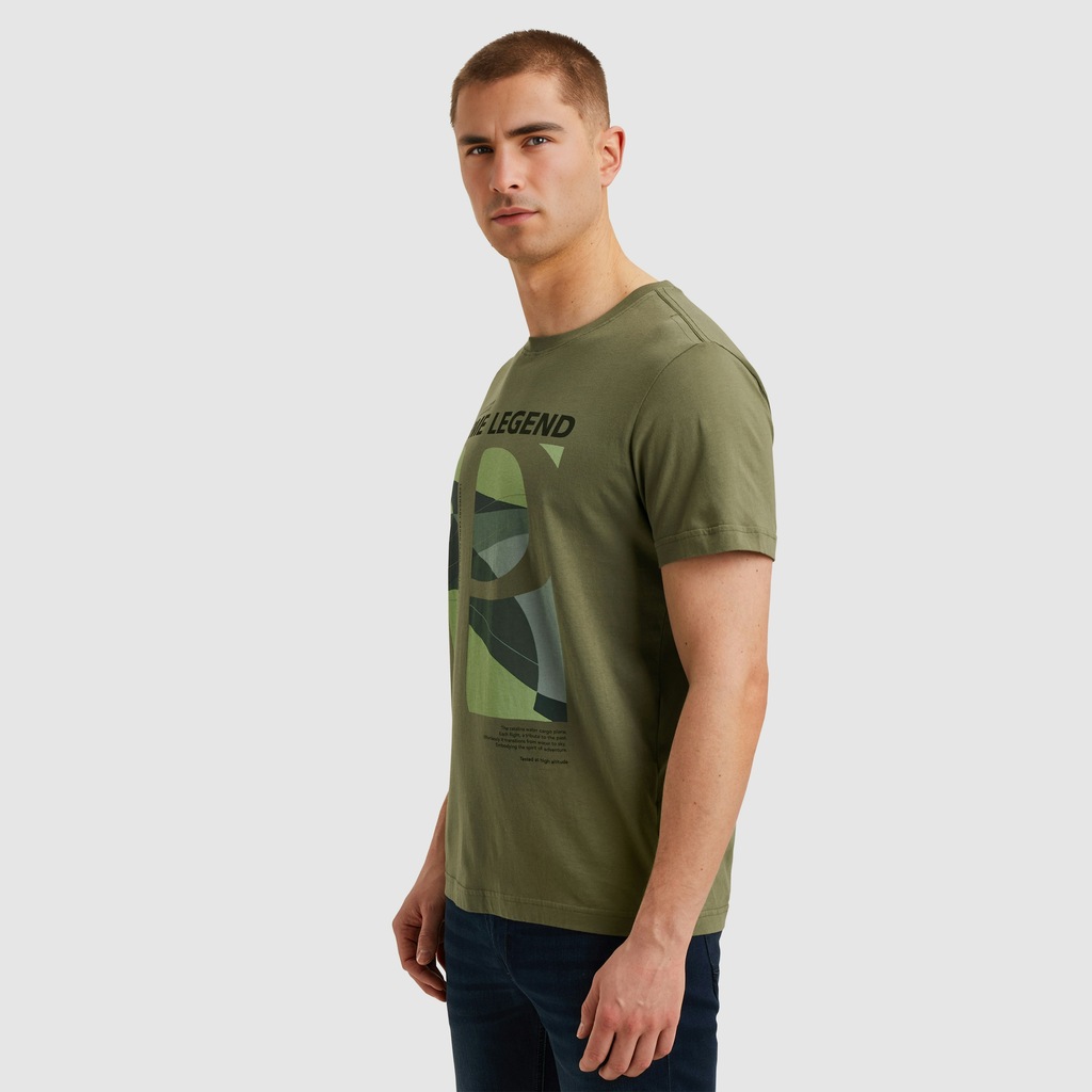 PME LEGEND T-Shirt "Short sleeve r-neck single jersey", mit Logo Print günstig online kaufen