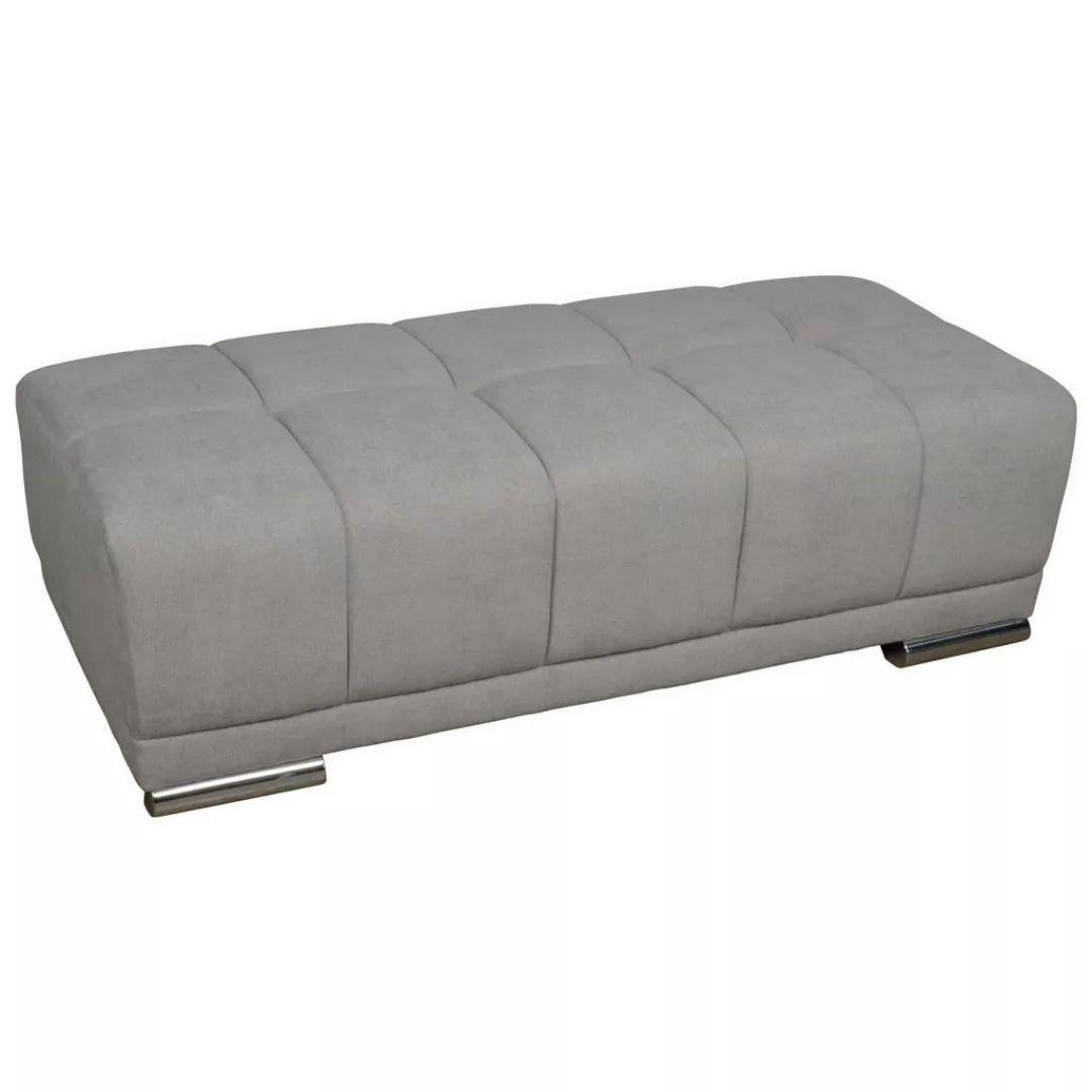 Hocker Rico hellgrau B/H/T: ca. 141x41x66 cm günstig online kaufen