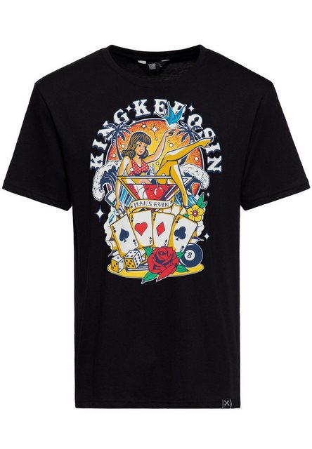 KingKerosin Print-Shirt Man's Ruin (1-tlg) mit Pinup-Print günstig online kaufen