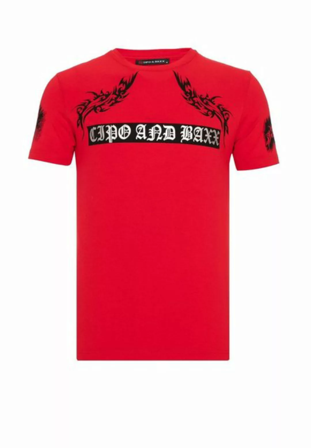 Cipo & Baxx T-Shirt im Slim Fit-Schnitt günstig online kaufen