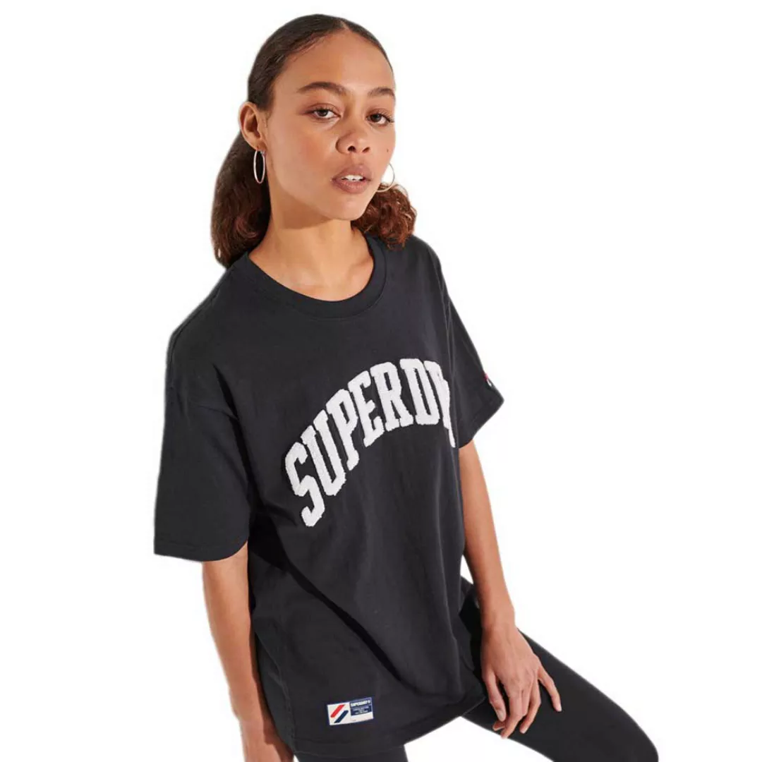 Superdry Varsity Arch Mono Kurzarm T-shirt L Deep Navy günstig online kaufen
