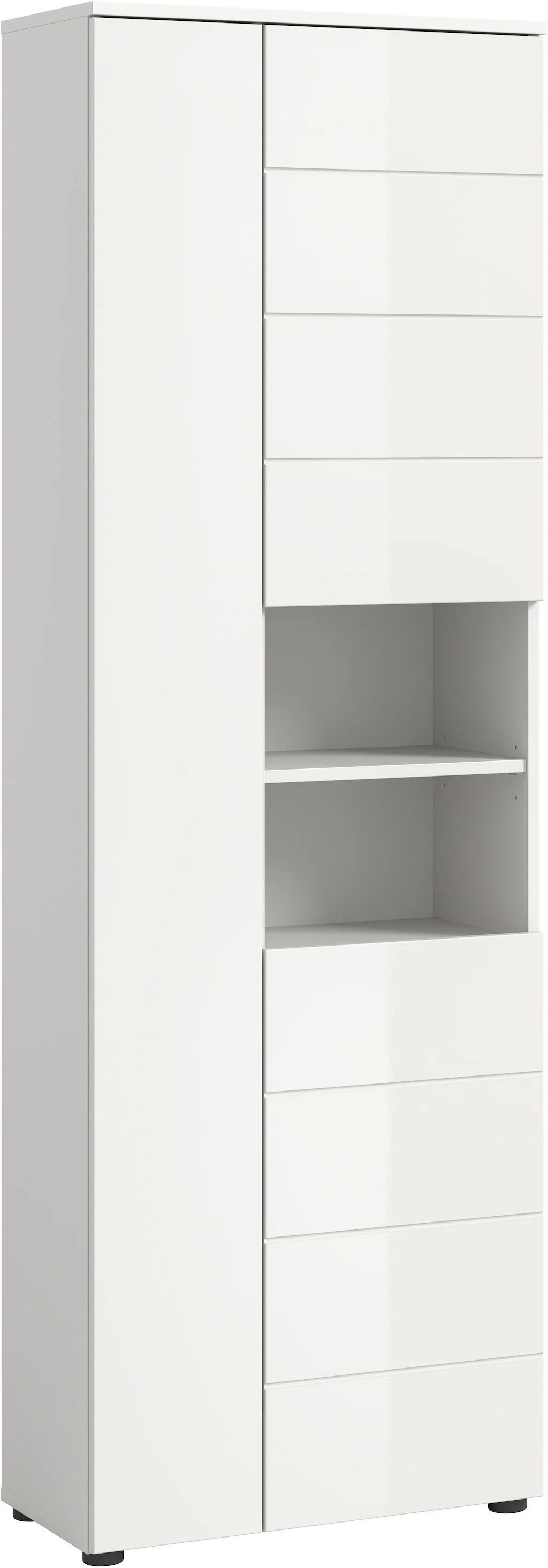 welltime Hochschrank "Biel, 190 cm, 3 Türen, 2 offene Fächer", (1 St.), Tür günstig online kaufen