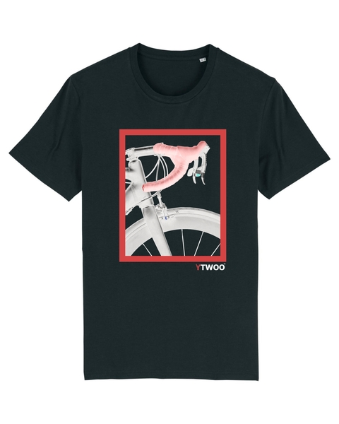 Unisex T-shirt Fahrrad Detailaufnahme Griff, Rad Rennrad Bicycle Bio Tshirt günstig online kaufen