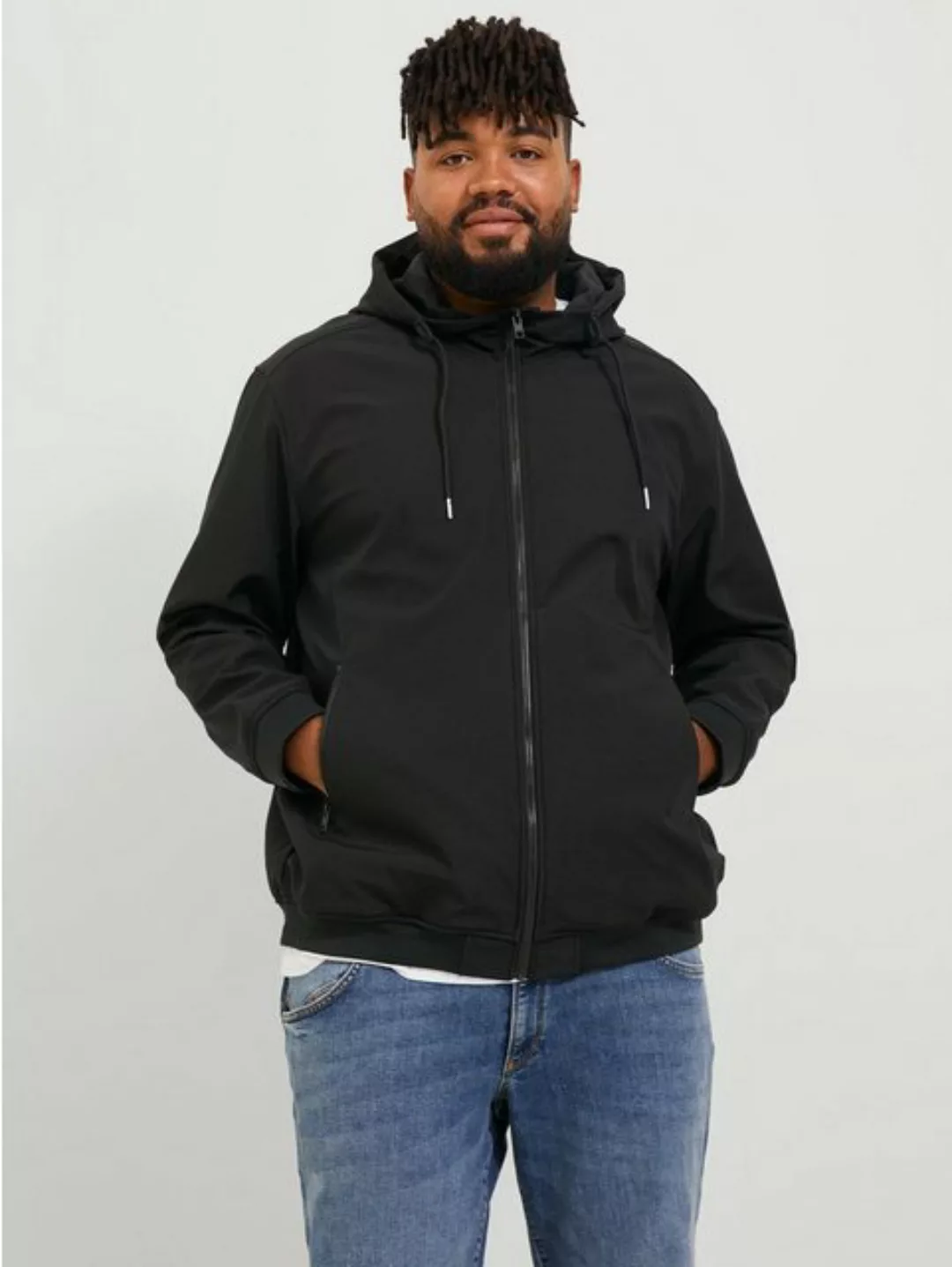 Jack & Jones Blouson Softshell Jacke Plus Oversize Biker Blouson Übergangs günstig online kaufen