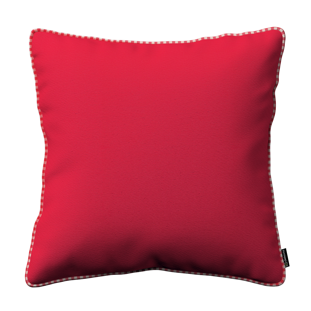 Kissenhülle Gabi mit Paspel, rot, 60 x 60 cm, Quadro (136-19) günstig online kaufen