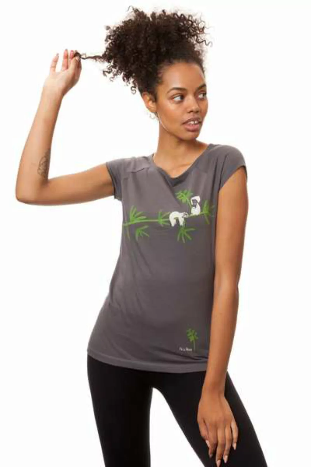 Damen T-shirt Faultier Bio Fair günstig online kaufen