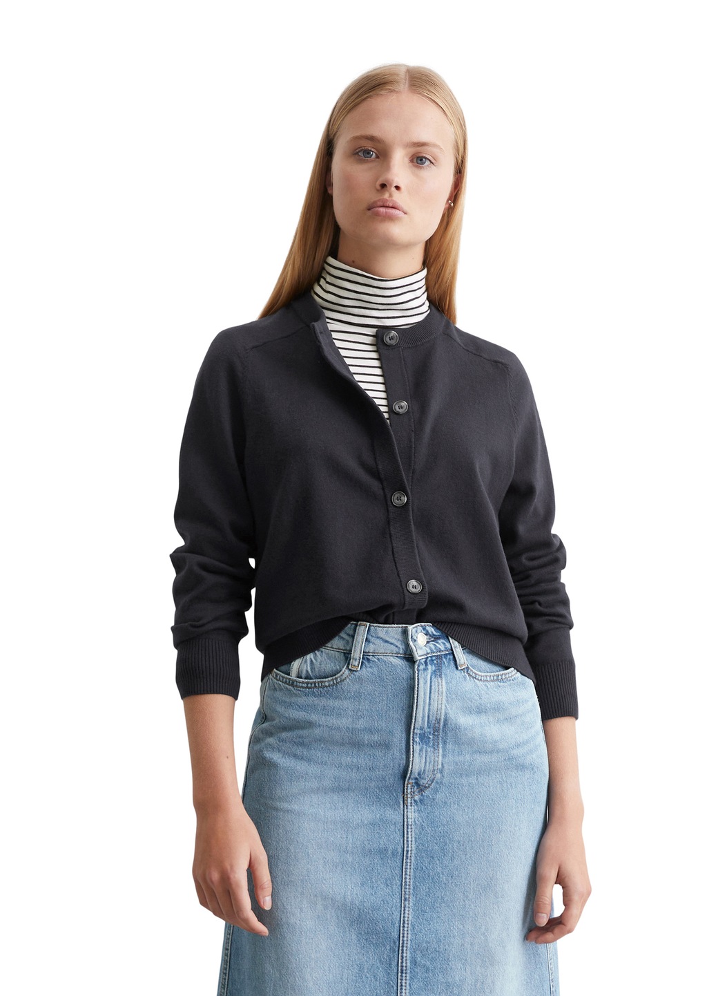 Marc OPolo DENIM Cardigan "aus Soft Cotton Stretch" günstig online kaufen