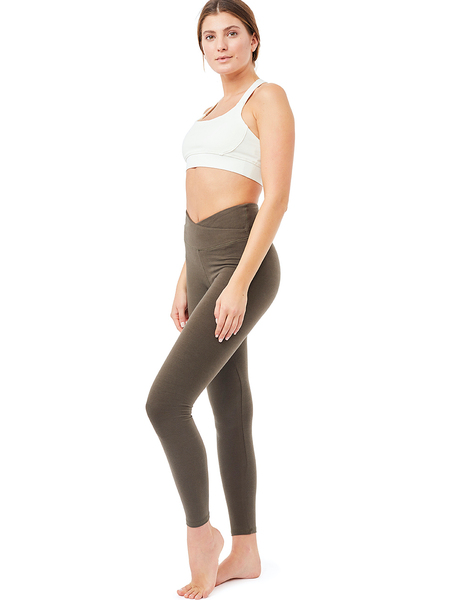 Yoga Leggings - High Rise Wrap - Aus Bio-baumwolle günstig online kaufen