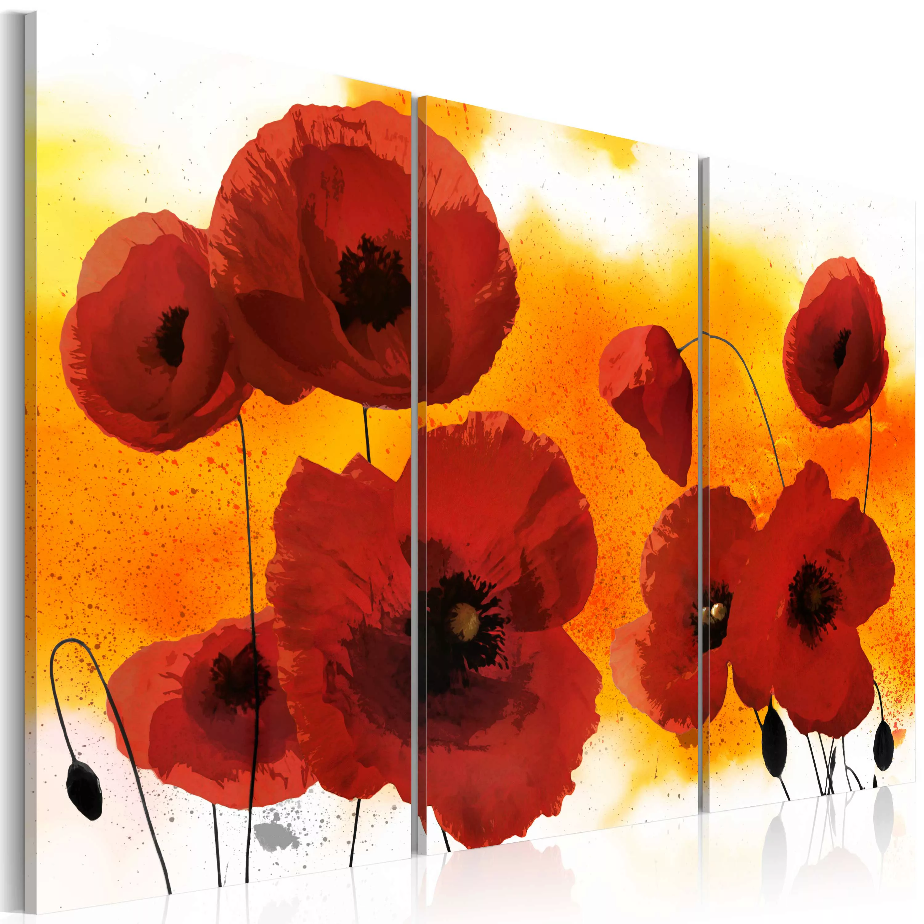 Wandbild - Sunny afternoon and poppies günstig online kaufen