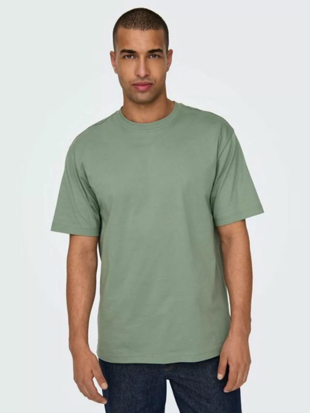 ONLY & SONS T-Shirt T-Shirt Fred Kurzarmshirt Relaxed Fit (1-tlg) günstig online kaufen