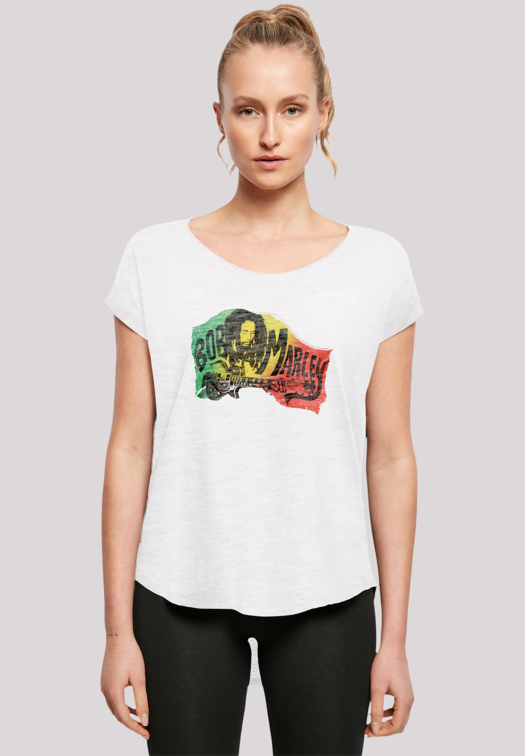 F4NT4STIC T-Shirt "Bob Marley Chords Reggae Music by Rock Off", Premium Qua günstig online kaufen
